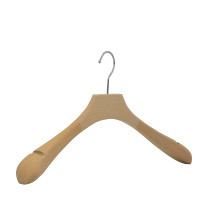 High quality Natural Beech Wood Hangers clothes coat hanger wooden For Display